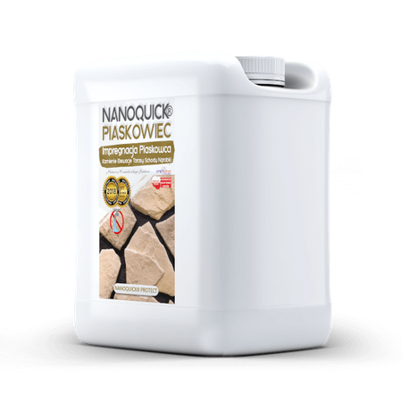 Impregnat Profesjonalny do Elewacja Taras Schody Ogród NANOQUICK Piaskowiec
