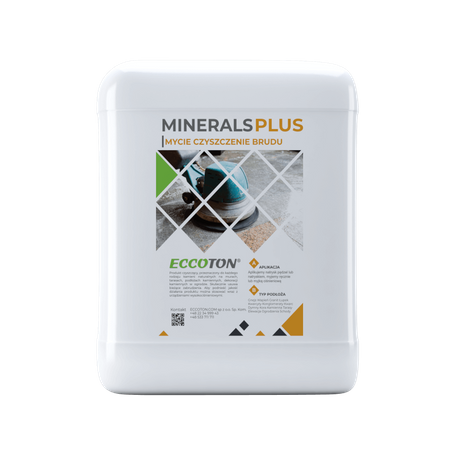 Mycie kamieni elewacji nagrobków Minerals Plus 20L
