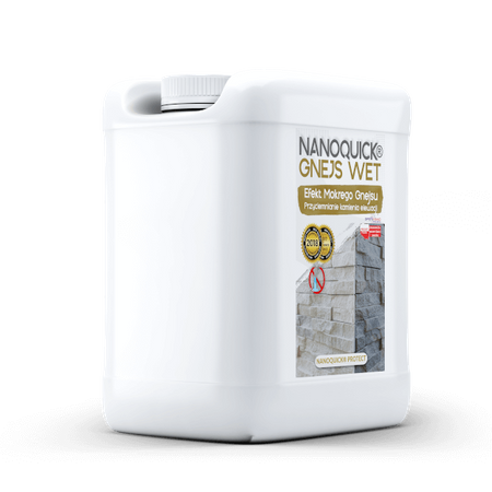 Efekt mokrego kamieni elewacji płytek Gnejs Wet 5L