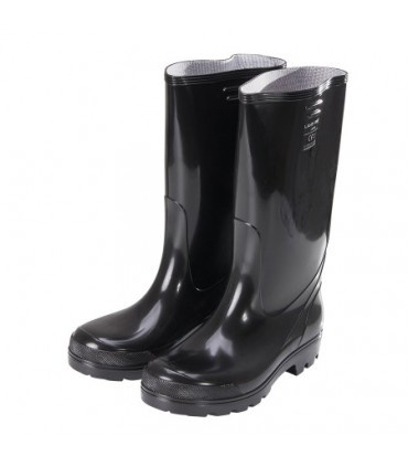 KALOSZE MĘSKIE CZARNE WYSOKIE, PVC, OB SRA, "40", CE, LAHTI
