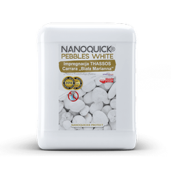 Thassos Carrara Marianna Impregnat Do Białych Otoczaków Grysu Pebbles White